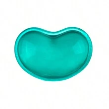 Soft Mouse Wrist Pad Comfortable And Cool Silicone Gel Ergonomic Pad Small Hand Pain Relief Support Pad Gel Filling Is Suitable For Laptop, Office And Home (Transparent)