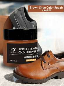 Brown Shoe Polish, Color Correction, Repairing Cracked Spots, Restoring Brown Leather Goods To Their Original Condition, 3-Piece Set