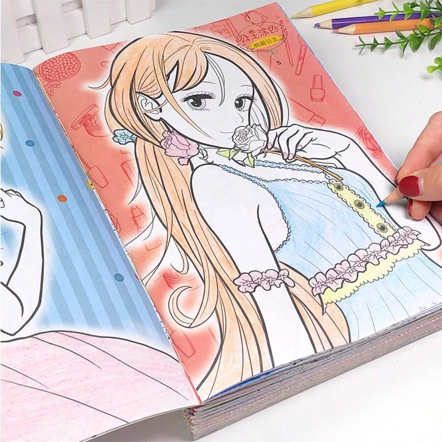 1 Hình Đồ Họa Sách Màu Nước Ngẫu Nhiên - Nhiều màu - Xem 1