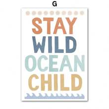 1pc Kids Room Decoration Wall Art Poster Ocean Shark Rainbow Car Surfboard Baby Home Decor Interior Art Mural Prints Wall Painting No Frame