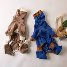 Ropa acolchada y cálida para mascotas con 4 patas, chaqueta térmica elástica para perros pequeños como Whippets, Pitbulls, atuendo para perro grande