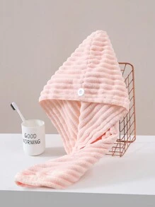 Gorro de ducha de terciopelo coral para mujer, de absorción súper rápida y secado rápido. Toalla envolvente de color mixto para el cabello. Gorro, toalla para el cabello, accesorios y productos para el cabello, esenciales de viaje para peluquería, salón de belleza