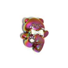 5 件快乐蝴蝶结熊亚克力珠，多色混装，适合 DIY 手机吊饰、钥匙扣和装饰笔 - 蝴蝶結舞蹈小熊 - 查看 11