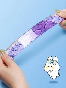 20cm Rulers, Oil Paint Style Ruler, Straight Ruler Measuring Tool For Student , School And Office Supplies - 20cm - View 4