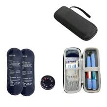 Bolsa de enfriamiento de insulina impermeable, portátil, de EVA, enfriador de insulina aislado con bolsa de gel para diabéticos - Negro - Ver 5