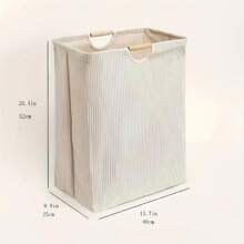 1pc Large Size Waterproof Laundry Basket With Double Handles, Casual Fabric Rectangular Dirty Clothes Basket, Suitable For Bedroom, Bathroom, Dorm, Toy Storage - Multifunctional Storage Box, Laundry Hamper Fits Various Rooms Bedroom, Organizer, Home Storage, White T Shirt Women, Black Pants Women, Ladies Winter Clothes, Dress,