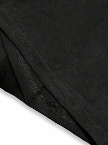 Camiseta Ride With Pride Trucker Águila Lobo - Cómoda, Cuello Redondo, Casual, Estampado, Moda, 220g, 100% algodón - Negro - Ver 5