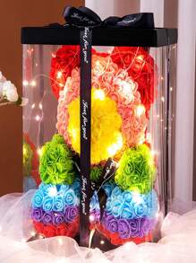 50/100/200pcs Mini Foam Roses Heads, PE Foam Fake Rose Heads For DIY Wedding Flowers, DIY Bear Wedding, Home Decor, DIY Crafts, Party, Holiday, Valentine's Day Decoration