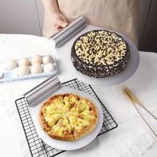 1 件装披萨铲不锈钢 430 印记铲烘焙工具厨房用品披萨转移设备、烘焙配件 - 銀色 - 查看 11