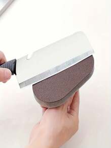 1 Stück schwerer Duty Diamant-Schleifpapier Magie Schwamm Scheuerer mit nicht-elektrischem Kunststoffgriff - ideal für Töpfe, Pfannen, Gewürzmühlen und Messer, Entkalken und Fleckentfernung