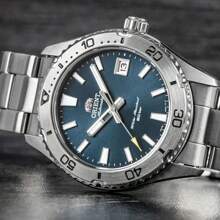 Orient 40mm japanische automatische/handaufgezogene Taucheruhr, Saphirglas RA-AC0Q02L30B