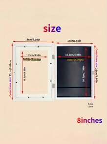 1pc Magnetic Art Frame - Easy-Open For Quick Display Changes - Versatile Wall Decor For Home & Office - Ideal For Holidays & Gift Giving