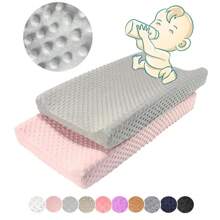 Soft And Breathable Cotton Baby Crib And Baby Changing Pad Protective Cover Suitable For Baby Shower  Diaper Changing Pad Cover