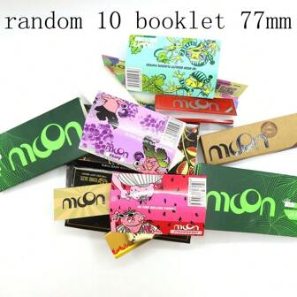 10 Booklet Random Style Different Size Rolling Papers