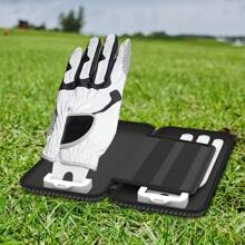 Golf Glove Case Holder With Golf Glove Shaper Protective Golf Accessories Case Bag Hard Case Organizer With Storage Slots For Balls, Tees, Markers, Golf Gifts For Men & Women - 灰色 - 查看 6