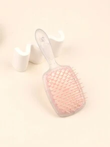 1把透明蜂窝网格梳，美发按摩速干梳，蜂窝网状设计，防静电，干湿两用，返校季、旅行度假必备，女士美发配件，梳子，发刷，边缘梳，梳发，梳子，梳发，解结梳，球形梳，迷你梳，梳子套装，木梳，发刷，梳子，后梳，造型梳，卷发梳，边缘梳，梳子，梳发，梳子套装，梳发，卷发梳，解结梳，女士梳子，头发，旅行，美发产品，美发工具，美发用品，理发师，理发师配件，理发店，美发设备