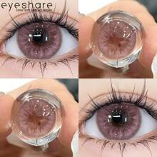 EYESHARE Eyeshare 1pair Color Contact Lenses For Eyes Yearly Natural Brown Lenses Gray Contacts Pink Lenses Purple Eye Lenses Soft Eye Lenses Halloween Costume Cosplay
