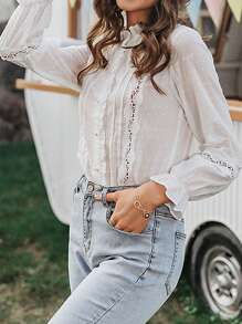 Blouse décontractée ample et mignonne