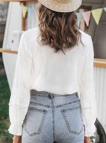 Blouse décontractée ample et mignonne
