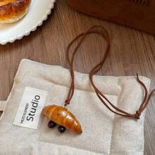 可爱的碱性水百吉饼和甜甜圈面包饰品，2025 年新款甜美创意百搭包包和钥匙链