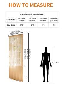 LOSPRING 2 Panels Bohemian Sheer Curtains French Romantic Pastoral Crochet Thread Weaving Lace Curtains For Living Room