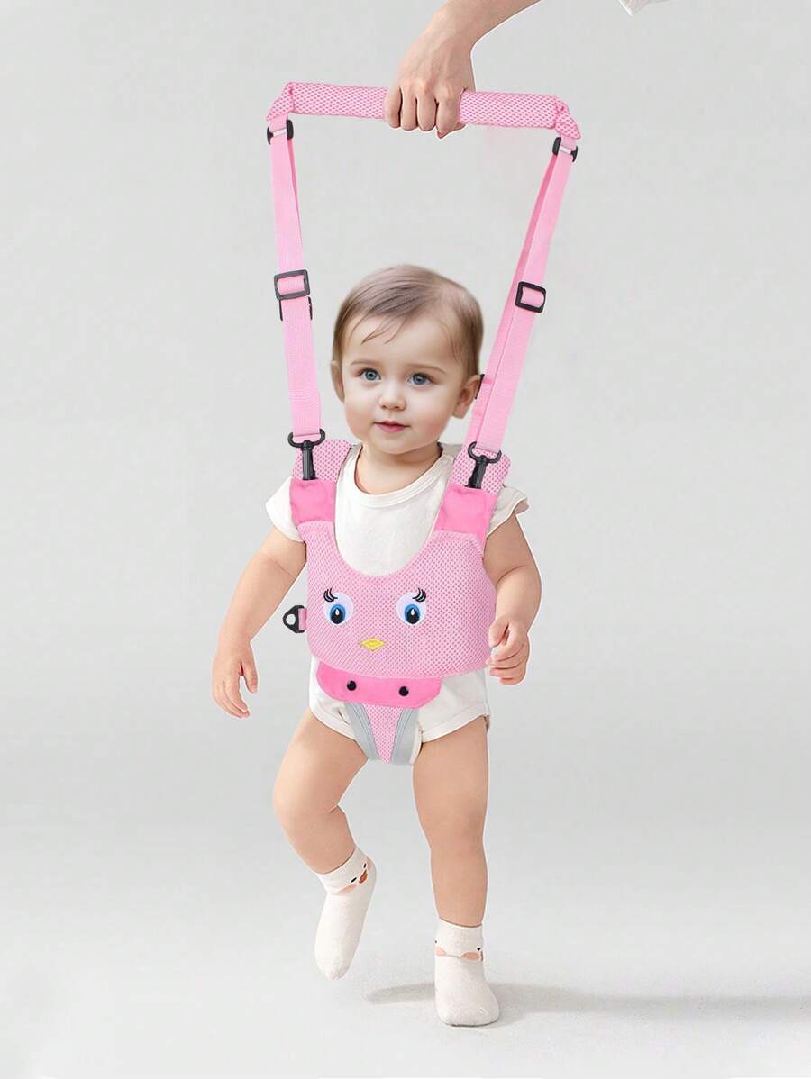 1 件婴儿学步车、幼儿步行带助手、手持步行助手婴儿、透气背带帮助站立和行走学习助手，适合 7-24 个月婴儿活动 - 粉色 - 查看 1
