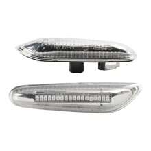 Señal de giro del indicador lateral intermitente secuencial LED para BMW E90 E92 E60 E87 E82