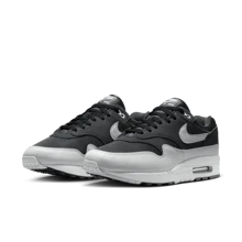 Nike Air Max 1 网眼舒适百搭时尚低帮休闲鞋，男士，白色/灰色/黑色 FZ5808-007