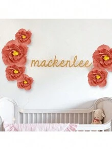 3pcs/Set DIY Paper Flower Wall Decorations For Wedding, Flower Backdrop, Gift Party, Birthday Party, Photo Booth, Arch Background, Home Wall Decor,Christmas