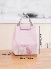 Large Capacity Work Lunch Bag Reusable Insulated Lunch Bag Work Student Storage Lunch Box Bag Fruit Insulated Bag Back To School - Multicolor - View 2