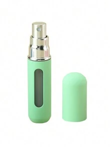 5 piezas de mini botellas recargables de perfume para viajes, atomizador vacío de 0.17oz de colores tipo caramelo, portátil y de bolsillo para viajes y salidas
