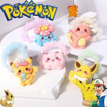 pocket monsters 5 Pieces Pokemon Hair Rope Cute Anime 3D Pokemon Hair Rope Hair Accessories Exquisite Gift Suitable For Hair Sorting - CSO0594 - View 9
