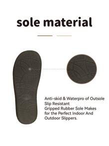 Men's Warm House Slippers, Personalized Bread Pattern Closed Toe Slip-Resistant Special Slippers - Hot Pink - View 5