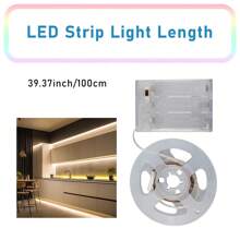Super Bright 1PC Battery Box LED Strip Light: Professional SMD Technology, Battery Box Power Supply (Batteries Not Included), Wine Cabinet Closet Decorative Lighting Preferred! - Battery Box-lED - View 11