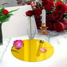 LIXUN 6 pièces Miroirs circulaires en acrylique, pour l'artisanat, la décoration de table de mariage, les projets de DIY