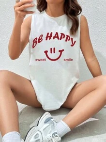 Customize A Women's Tank Top - Add Custom Text, Choose Your Favorite Color, Life Keep Smiling, Casual And Easy To Match, Perfect For Gift Giving, Outing Vacation, Sports, Etc, Wide Strap T-Shirt Tank, Top, Women's Top, Women's Clothes, Women's Customized Tank Top, Sports Tank Top, Tops.