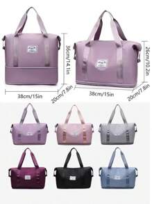 UNIXINU Borsone Travel Bag Waterproof Nylon Sports Gym Bag For Women Large Capacity Travel Luggage Bag