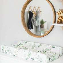 Diaper Changing Pad Cover Diaper Change Table Cover Changing Mat Newborn Bedding Gift Elasticity - 藍色 - 查看 7