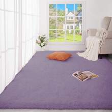 Super Soft Shaggy Rugs Fluffy Carpets For Non-Slip Shag Bedside Rug Many Sizes - Gray-purple - View 2