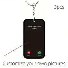Personalized Mobile Phone Pendant Key Chain - Customized Photo Display, Multifunctional Decorative Souvenir, Unique Gift Idea - Multicolor - View 9