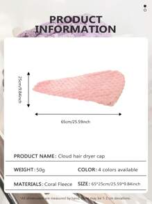 Gorro de ducha de terciopelo coral para mujer, de absorción súper rápida y secado rápido. Toalla envolvente de color mixto para el cabello. Gorro, toalla para el cabello, accesorios y productos para el cabello, esenciales de viaje para peluquería, salón de belleza