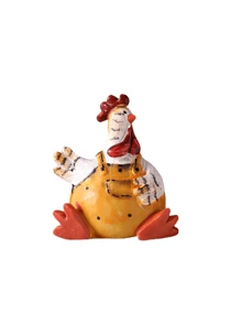 1pc Resin Creative Easter Chicken Figurine, Home Decor, Holiday Decoration, Living Room, Bedroom, Study, TV Cabinet, Dining Table Ornament Gifts Birthday Graduation - Multicolor - View 10