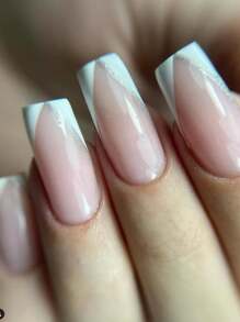 2025 Nail Art Stamping Plates, 6x12cm Nail Stamping Template, French Line Nail Art Template, French Pointed Nail Art Tools, Wave Stripe Nail Art Design Stamping Plate Set, Stainless Steel Reusable, DIY Nail Art - Silver - View 6