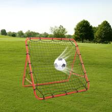 Soccer Rebound Net, Red Soccer Net, Portable Soccer Net - Red - View 6