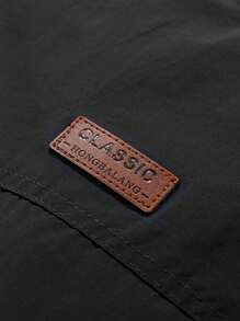 Áo vest câu cá ngoài trời nhiều túi cổ đứng đơn sắc cho nam, mùa xuân và mùa hè - màu đen - Xem 6