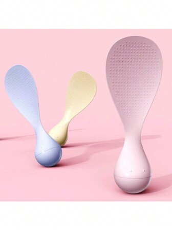 1pc Anti-Spill Rice Paddle, New Model Upright Standing Rice Scoop Non-Stick For Home, Easy To Clean, Kitchen Tool