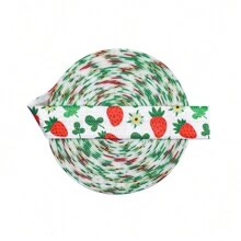 Bristlegrass Print Fold Over Elastic FOE 5/8" 3/4" 15mm 20mm Cartoon Dog Cat Heart Dot Satin Spandex Band Webbing Tape Headband Hair Tie Bracelet Dress Sewing Trim