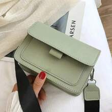 Classic Designer PU Leather Crossbody Bag For Women Travel Handle Handbag Fashion Shoulder Messenger Bag Ladies Small Flap Bag