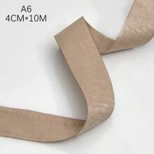 10 Meters Velvet Ribbon Handmade Wedding Party Decoration Ribbon For Gift Wrapping DIY Hair Bowknot Material - Apricot - View 1