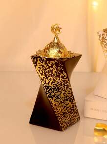 1pc Rama Resin Incense Burner, European Romantic Style Incense Burner, Decorative Incense Burner, Metal Clip, Home Decoration, Room Decoration, Rama Party Decoration, Living Room Accessories Rama E-I-D - Multicolor - View 6